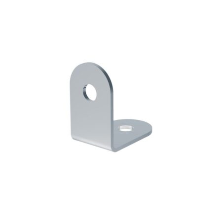 L-Winkel 32,2 mm x 19 mm, 2-Loch Ø 5 mm, Schwarz – Bild 4