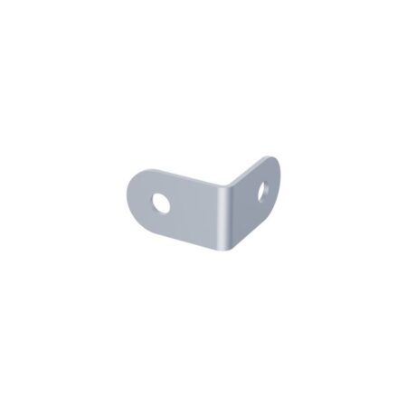 L-Winkel 32,2 mm x 19 mm, 2-Loch Ø 5 mm, Schwarz
