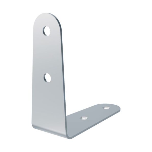 L-Winkel 65x24, 4-Loch Ø5mm, Zinc – Bild 4