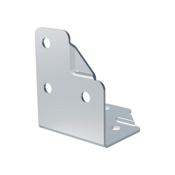 L-Winkel 51,5x42, 30mm gestuft, 6-Loch Ø5mm, Zinc – Bild 3