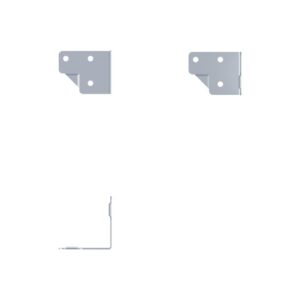 L-Winkel 51,5×42, 30mm gestuft, 6-Loch Ø5mm, Zinc