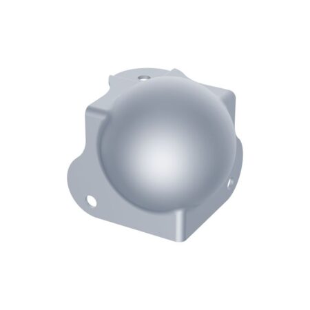 Kugelecke, mit 30 mm Versatz an einem Bein und 1,5 mm Radius