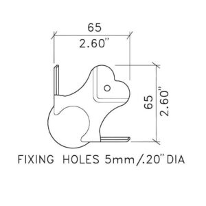 Kugelecke, mit 30mm Offset und 4 mm Radius