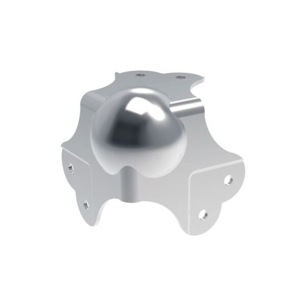 Kugelecke mit 30 mm Versatz und 4 mm Radius, groß, robust – Bild 4