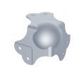 Kugelecke mit 30 mm Versatz und 4 mm Radius, groß, robust