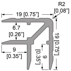 Casemaker 6,7mm, 20x20x1,5, L=4000mm