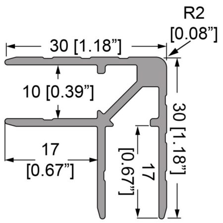 Casemaker 10mm, 30 mm x 30 mm x 1,5, L=4000mm – Bild 2