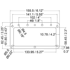 Selbstklebender Dichtungsring zu H7148, Black