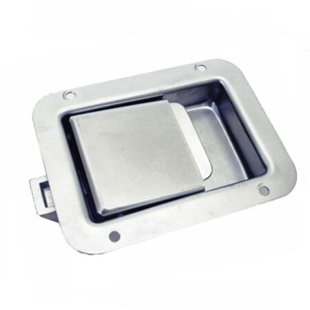 HD-Schnappschloss 78 mm x 44,5 mm, abschließbar, Schwarz