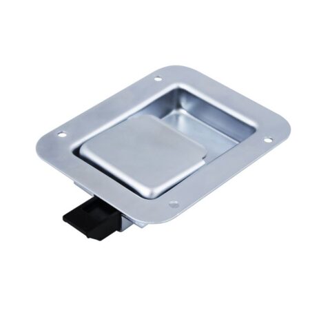 HD-Schnappschloss 78 mm x 44,5 mm, abschließbar, Schwarz