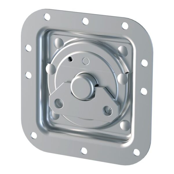 Drehriegel-Verschluss in Einbauschale, Zinc