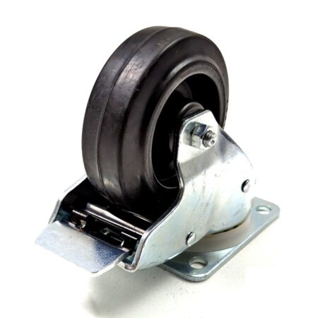 Lenkrolle 80 mm, mit Stop, blau, Penn Elcom – Bild 2