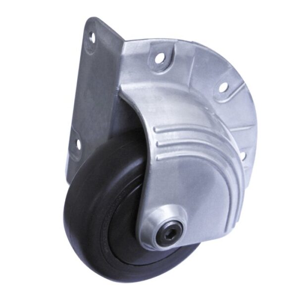 Aufbau-Eckrolle 75mm, Zinc – Bild 3