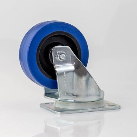 Lenkrolle 100 mm, blau, Rollenbreite 36mm – Bild 5