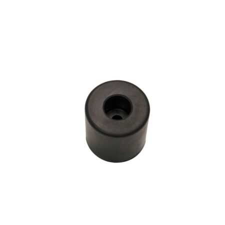 Gummifuß Ø38,1 mm x 38,1 mm, mit Stahleinlage, Schwarz