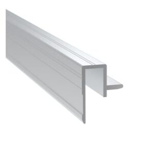 Kantenextrusion mit Lippe für Slam-Lid System 9,5 mm; 2 m Länge