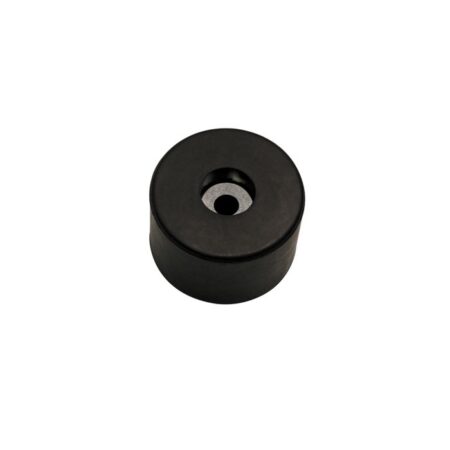 Gummifuß Ø 40 mm x 25,4 mm, mit Stahleinlage, Schwarz