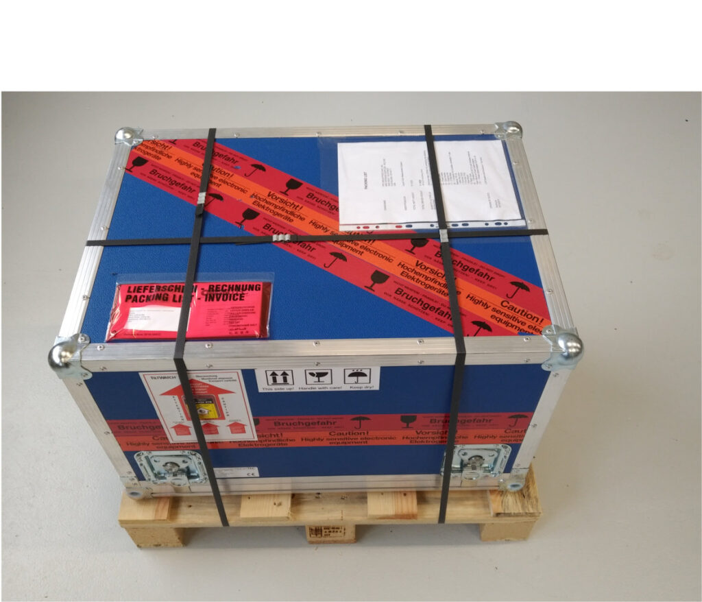 Transport-Case für empfindliche opto-elektronische Geräte